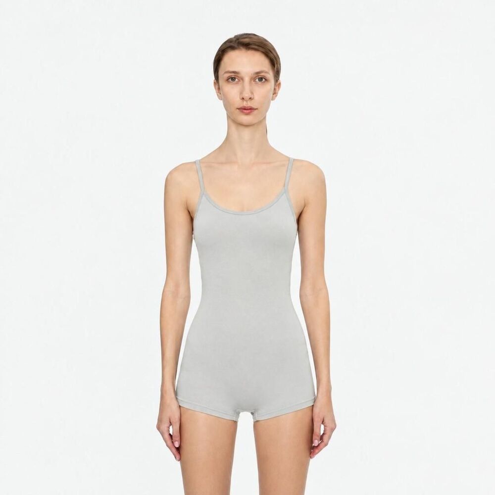 ​Brand New BAA Mid-Thigh Cami Onesie Romper Cement Size XS